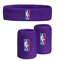 NBA Purple 3-Pack Headband & Wristband Combo Set