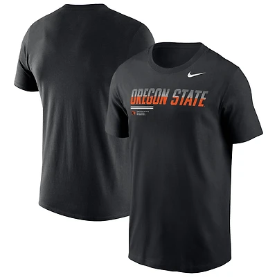 Men's Nike Black Oregon State Beavers 2026 Sideline Wordmark Legend Dri-FIT T-Shirt