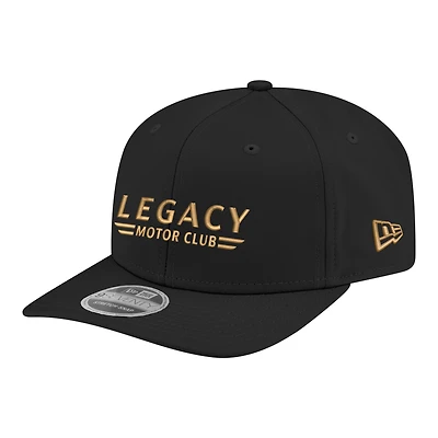 Men's New Era Black Legacy Motor Club 9SEVENTY Logo Adjustable Hat