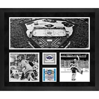 Florida Panthers vs. New York Rangers 2026 NHL Winter Classic Framed 20'' x 24'' 3-Photograph Collage with Game-Used Ice - Limited Edition of 250