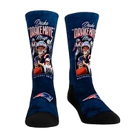 Youth Rock Em Socks Drake Maye New England Patriots Player Name Crew Socks