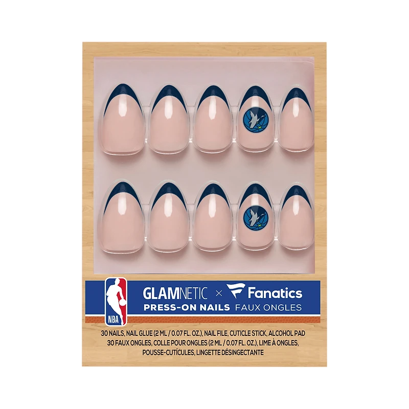 Glamnetic x Fanatics  Minnesota Timberwolves Nail Kit