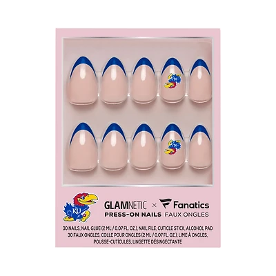 Glamnetic x Fanatics  Kansas Jayhawks Nail Kit