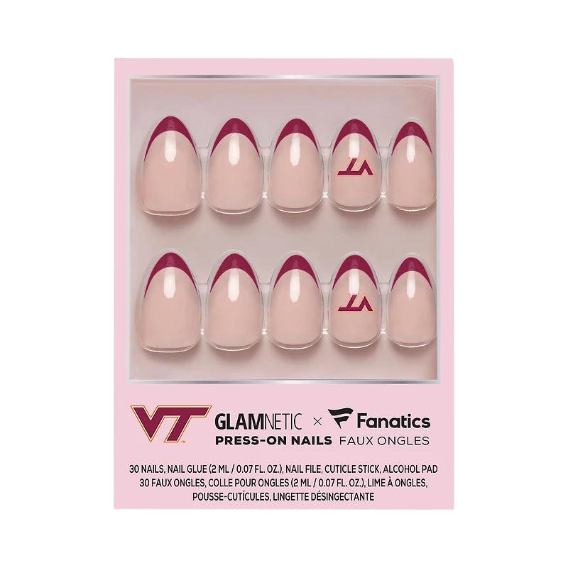 Glamnetic x Fanatics  Virginia Tech Hokies Nail Kit