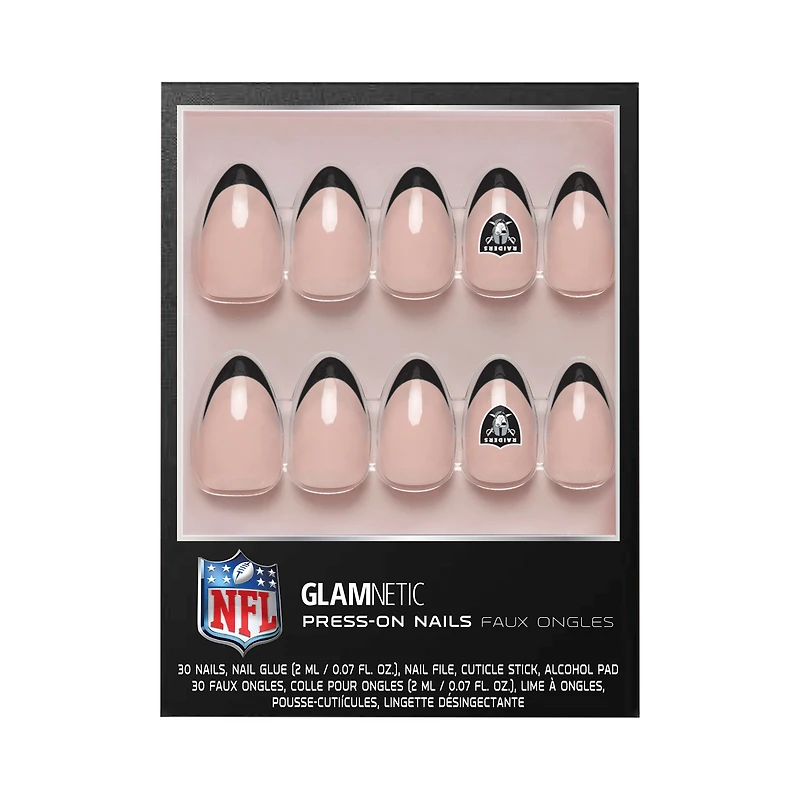 Glamnetic x Fanatics  Las Vegas Raiders Nail Kit