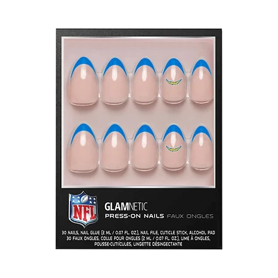 Glamnetic x Fanatics  Los Angeles Chargers Nail Kit