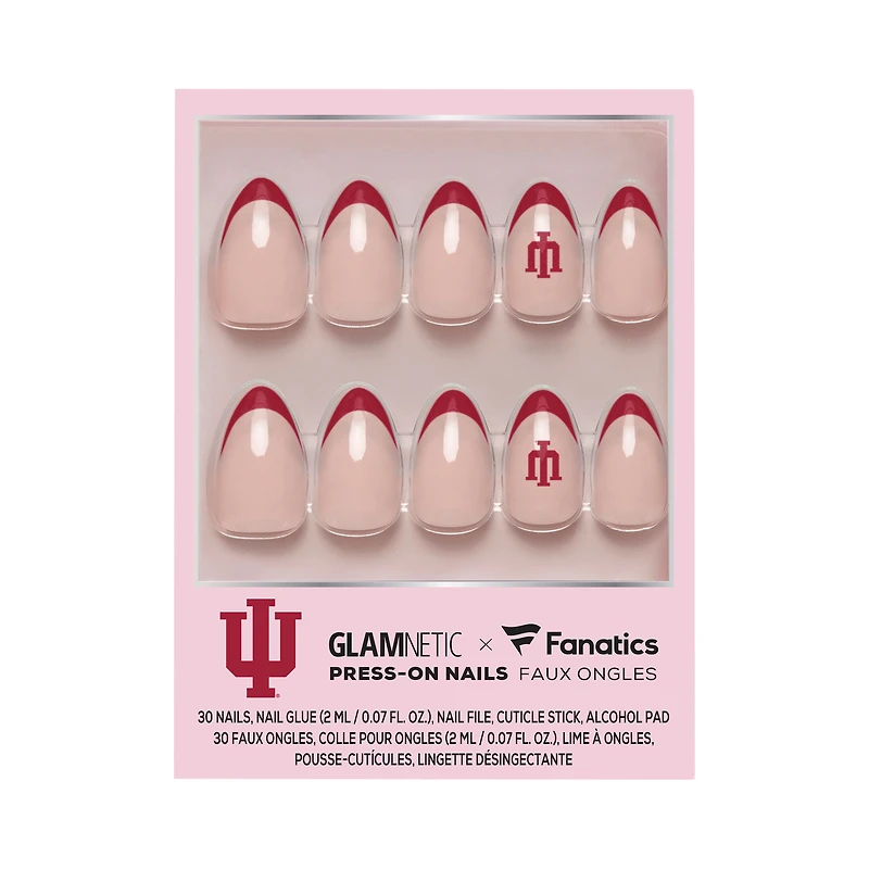 Glamnetic x Fanatics  Indiana Hoosiers Nail Kit