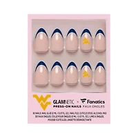 Glamnetic x Fanatics  West Virginia Mountaineers Nail Kit
