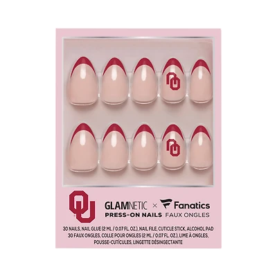 Glamnetic x Fanatics  Oklahoma Sooners Nail Kit