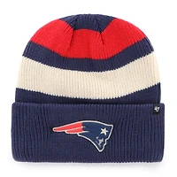 Men's '47  Navy New England Patriots Clubhouse Jennings Cuffed Knit Hat