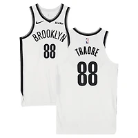 Nolan Traoré Brooklyn Nets Game-Used #88 White Nike Jersey vs. Dallas Mavericks on December 12, 2025 - Size 46+4