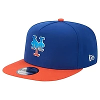 Men's New Era Royal/Orange New York Mets Chenille Gradient A-Frame 9FIFTY Snapback Hat