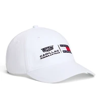 Unisex Tommy Hilfiger x Cadillac F1 Team White Logo Adjustable Hat