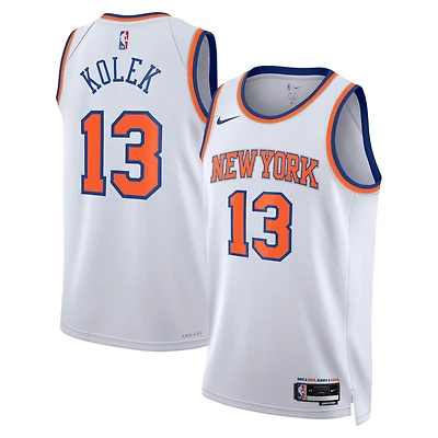 Unisex Nike Tyler Kolek White New York Knicks Swingman Jersey - Association Edition