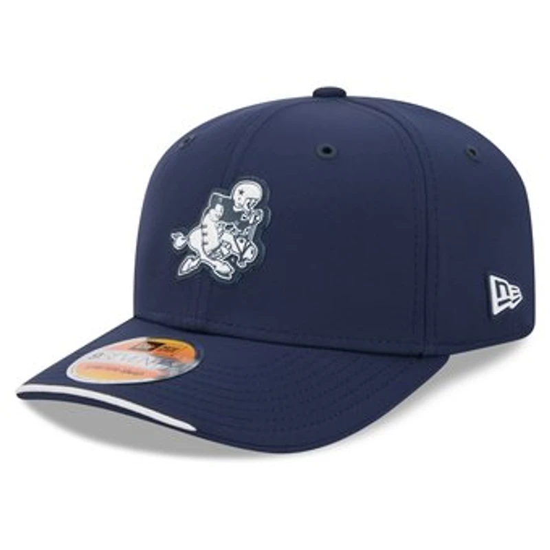 Men's New Era Navy Dallas Cowboys 2026 Sideline Throwback 9SEVENTY Adjustable Hat