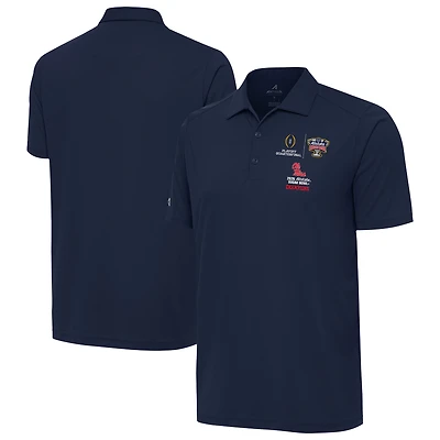 Men's Antigua Navy Ole Miss Rebels College Football Playoff 2026 Sugar Bowl Champions Tribute Polo