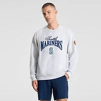 Men's lululemon Heathered Core Ultra Light Grey Seattle Mariners Steady State Sweatshirt