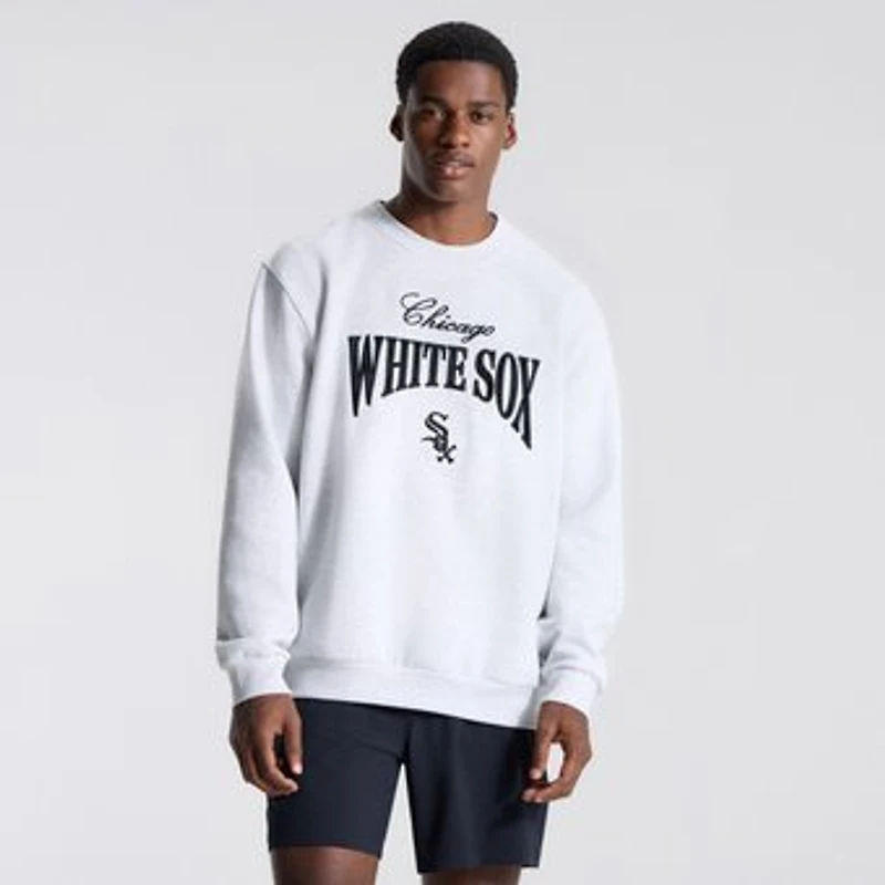 Men's lululemon Heathered Core Ultra Light Grey Chicago White Sox Steady State Sweatshirt