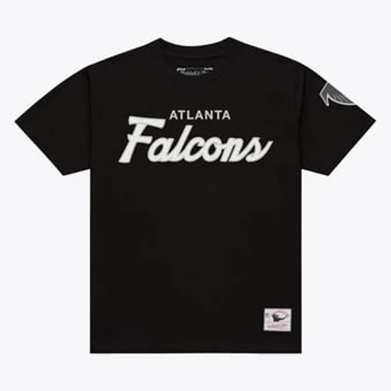 Men's Mitchell & Ness Black Atlanta Falcons Head Coach Classic T-Shirt