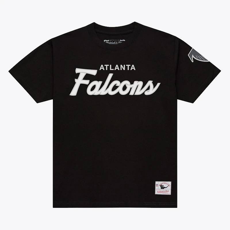 Men's Mitchell & Ness Black Atlanta Falcons Head Coach Classic T-Shirt