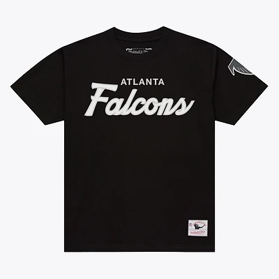 Men's Mitchell & Ness Black Atlanta Falcons Head Coach Classic T-Shirt