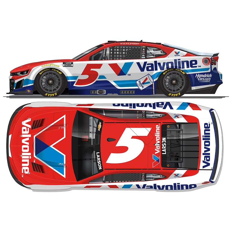 Action Racing Kyle Larson 2026 #5 Valvoline 1:24 Elite Die-Cast Chevrolet Camaro