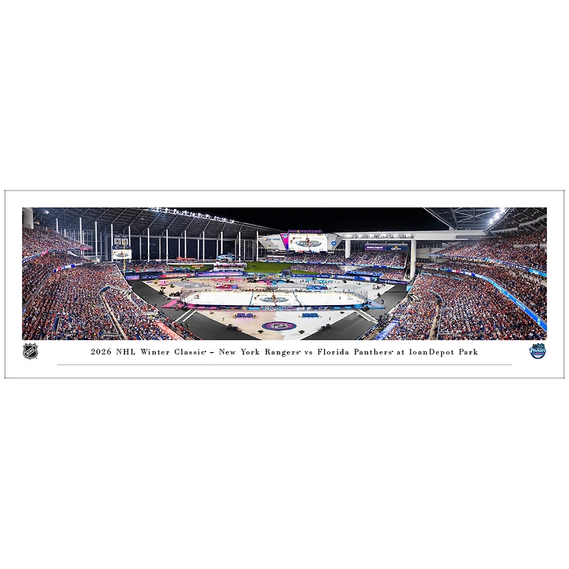 Florida Panthers vs. New York Rangers 2026 NHL Winter Classic Panorama Photograph