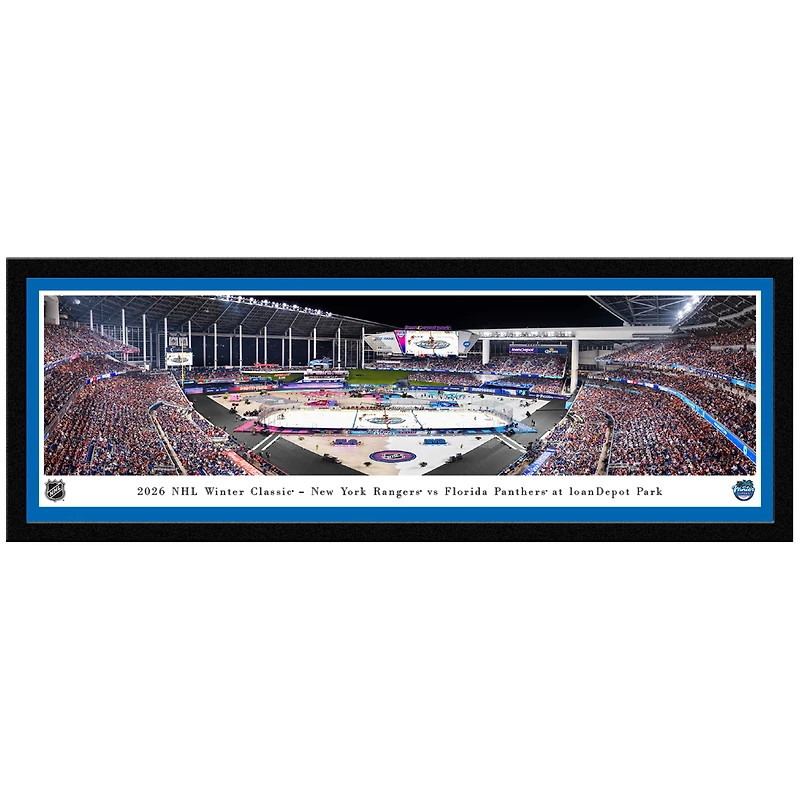 New York Rangers 2026 NHL Winter Classic Select Framed Panorama Photograph