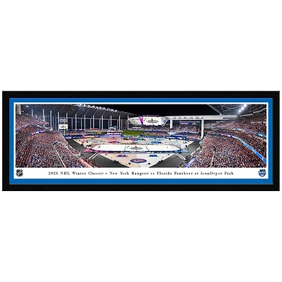 New York Rangers 2026 NHL Winter Classic Select Framed Panorama Photograph