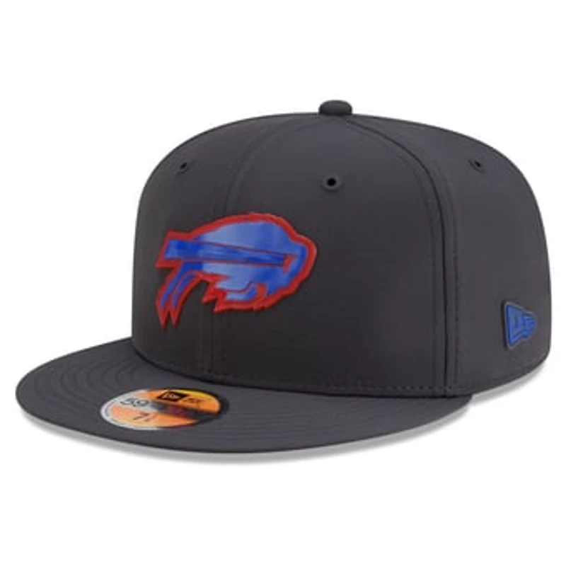 Men's New Era Dark Grey Buffalo Bills 2026 Sideline Alternate 59FIFTY Fitted Hat