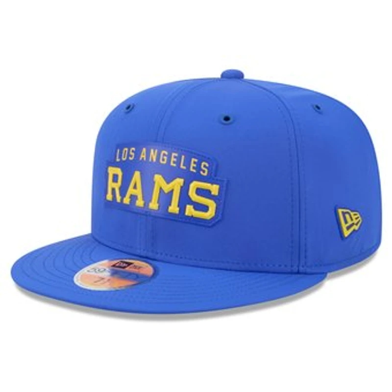 Men's New Era Royal Los Angeles Rams 2026 Sideline Throwback 59FIFTY Fitted Hat