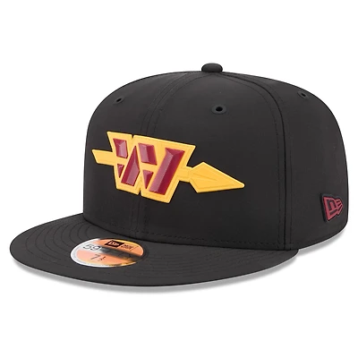 Men's New Era Black Washington Commanders 2026 Sideline Alternate 59FIFTY Fitted Hat