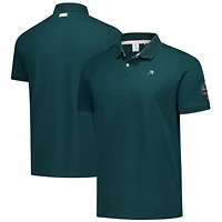 Men's Puma Forest Green Arnold Palmer Invitational Modalon Tri-Blend Polo