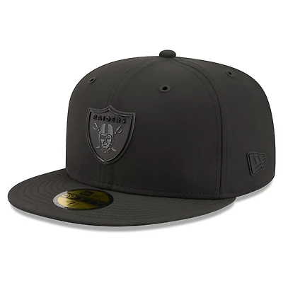 Men's New Era Black Las Vegas Raiders 2026 Sideline 59FIFTY Fitted Hat