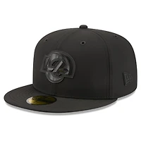 Men's New Era Black Los Angeles Rams 2026 Sideline 59FIFTY Fitted Hat