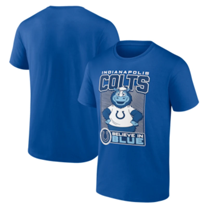 Men's Royal Indianapolis Colts Mascot T-Shirt