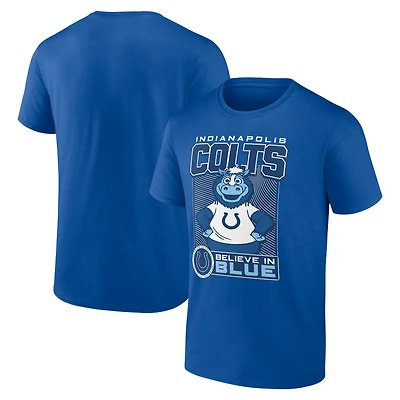 Men's Royal Indianapolis Colts Mascot T-Shirt