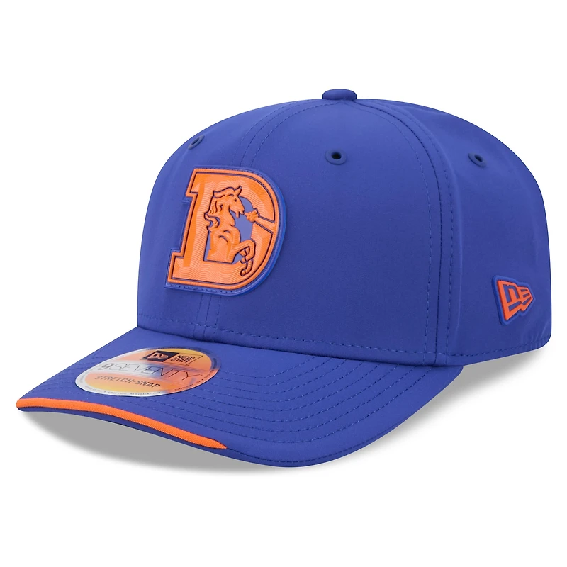 Men's New Era Royal Denver Broncos 2026 Sideline Throwback 9SEVENTY Adjustable Hat