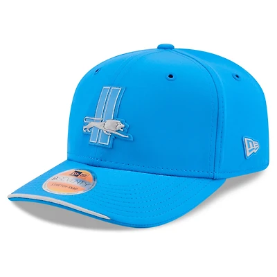 Men's New Era Blue Detroit Lions 2026 Sideline Throwback 9SEVENTY Adjustable Hat