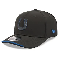 Men's New Era Black Indianapolis Colts 2026 Sideline 9SEVENTY Adjustable Hat