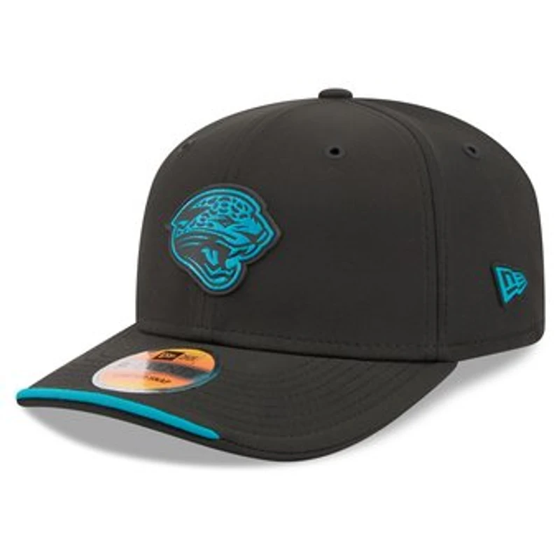 Men's New Era Black Jacksonville Jaguars 2026 Sideline Throwback 9SEVENTY Adjustable Hat