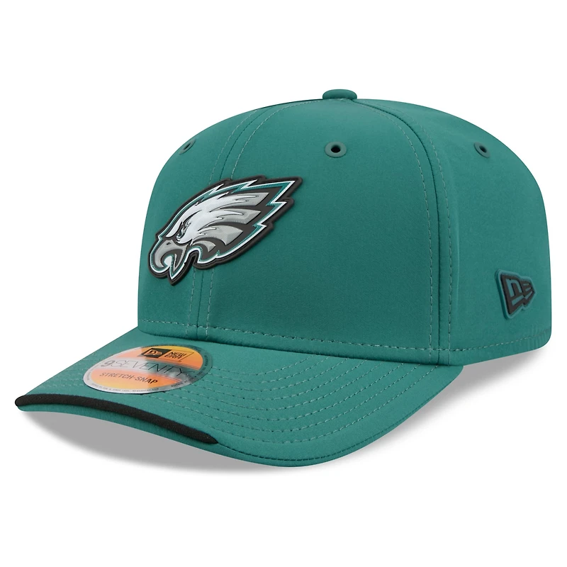 Men's New Era Midnight Green Philadelphia Eagles 2026 Sideline 9SEVENTY Adjustable Hat
