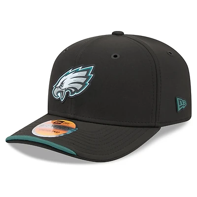 Men's New Era Black Philadelphia Eagles 2026 Sideline 9SEVENTY Adjustable Hat