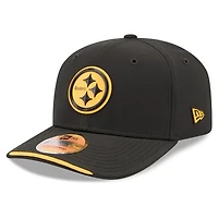 Men's New Era Black Pittsburgh Steelers 2026 Sideline 9SEVENTY Adjustable Hat