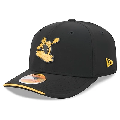 Men's New Era Black Pittsburgh Steelers 2026 Sideline Throwback 9SEVENTY Adjustable Hat