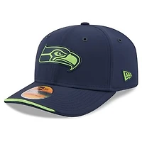 Men's New Era College Navy Seattle Seahawks 2026 Sideline 9SEVENTY Adjustable Hat