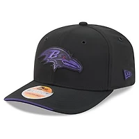 Men's New Era Black Baltimore Ravens 2026 Sideline 9SEVENTY Adjustable Hat