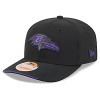 Men's New Era Black Baltimore Ravens 2026 Sideline 9SEVENTY Adjustable Hat