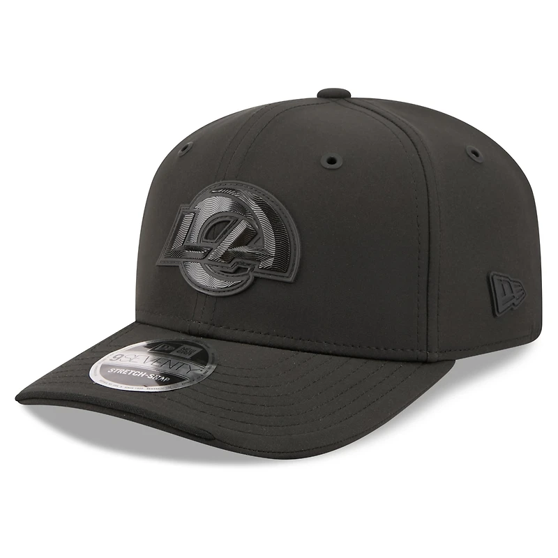 Men's New Era Black Los Angeles Rams 2026 Sideline 9SEVENTY Adjustable Hat