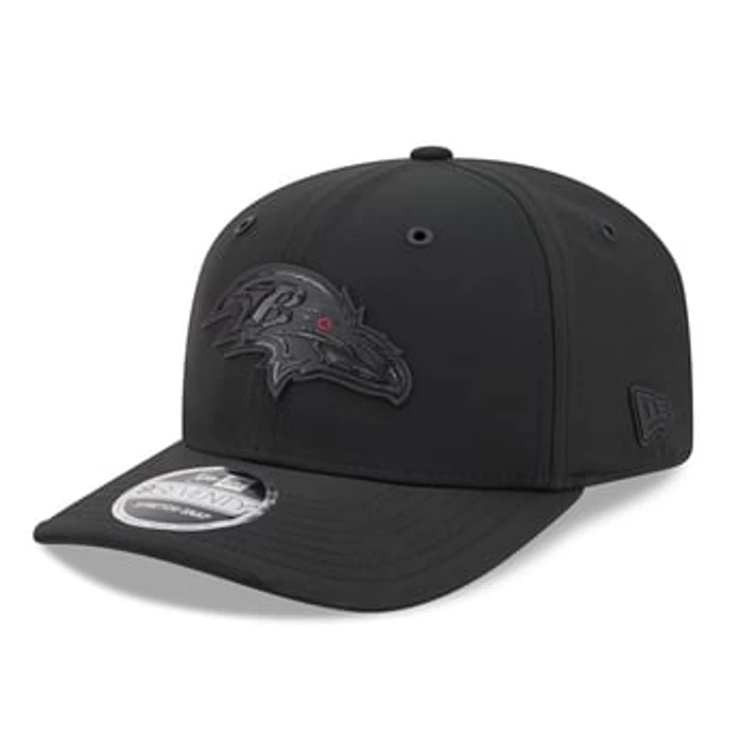 Men's New Era Black Baltimore Ravens 2026 Sideline 9SEVENTY Adjustable Hat
